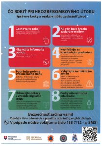 čo robiť pri hrozbe bombového útoku